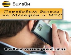 Переводим деньги с Билайна на МТС