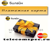 Обзор платежных карт Билайн
