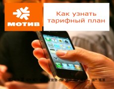Способы проверки тарифа на операторе Мотив