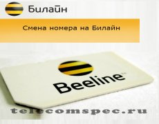 Инструкция по смене номера на операторе Билайн
