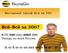 Билайн Все за 300 – как подключить выгодный тариф