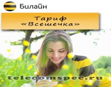Тарифный план «Всешечка» от Билайн