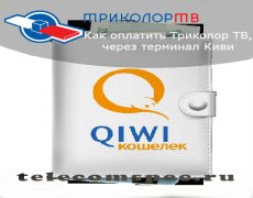 Оплата Триколор ТВ через терминал Киви